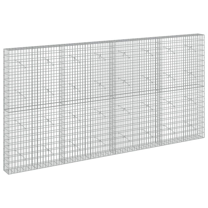 Gabion cu Sârmă de 3,5 mm și Plasă de 5x10 cm 400x20x200 cm WALTI