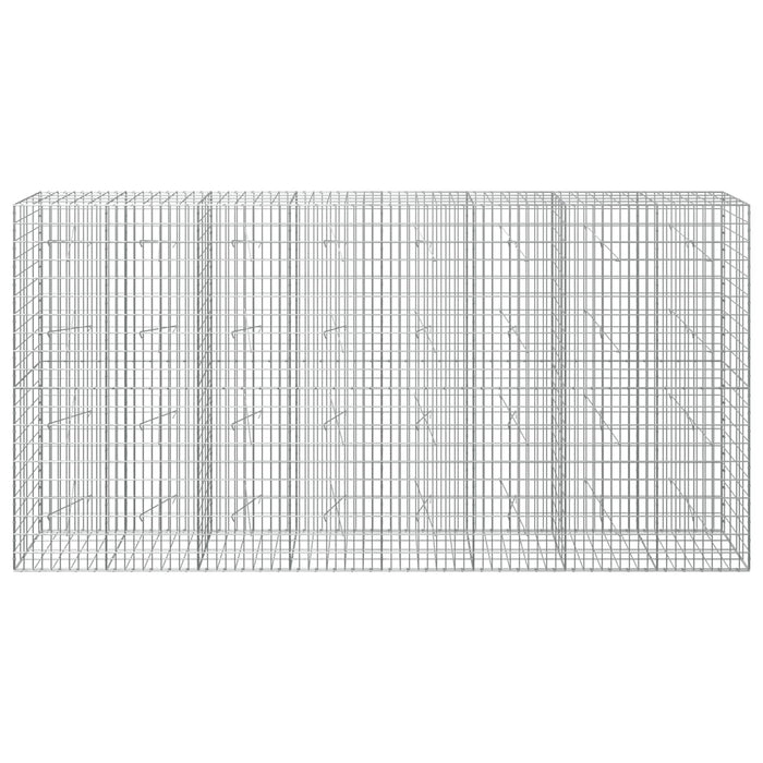 Gabion cu Sârmă de 3,5 mm și Plasă de 5x10 cm 400x20x200 cm WALTI