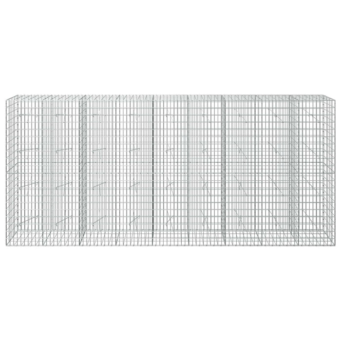 Gabion cu Sârmă de 3,5 mm și Plasă de 5x10 cm 450x20x200 cm WALTI