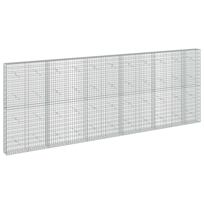 Gabion cu Sârmă de 3,5 mm și Plasă de 5x10 cm 550x20x200 cm WALTI