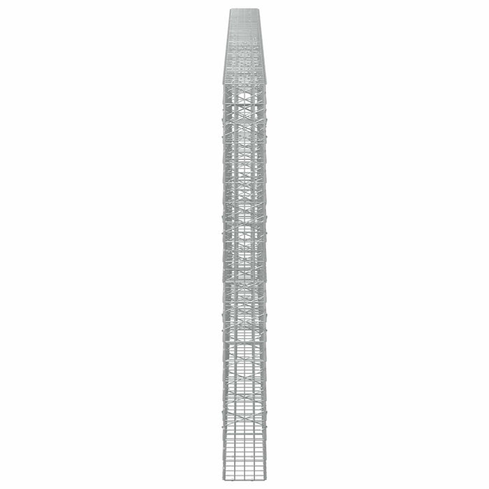Gabion cu Sârmă de 3,5 mm și Plasă de 5x10 cm 650x20x200 cm WALTI