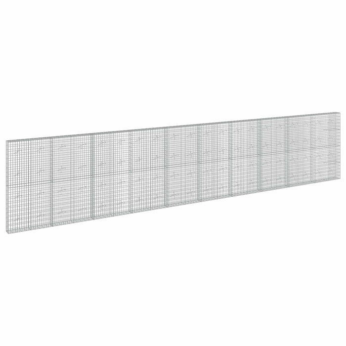 Gabion cu Sârmă de 3,5 mm și Plasă de 5x10 cm 1000x20x200 cm WALTI