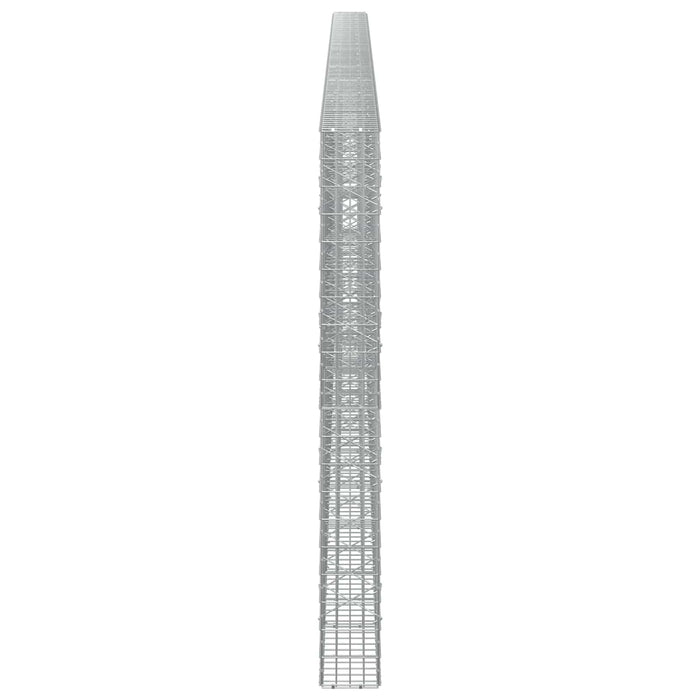 Gabion cu Sârmă de 3,5 mm și Plasă de 5x10 cm 1000x20x200 cm WALTI