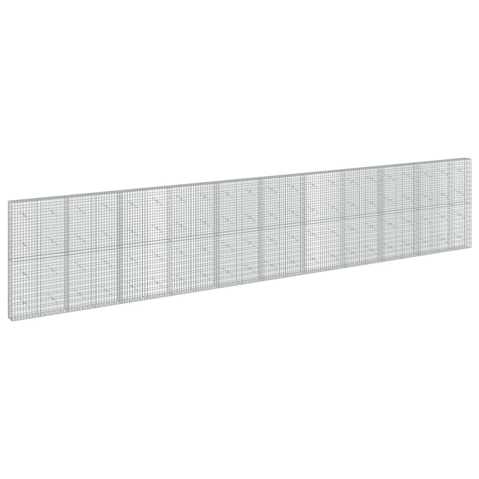 Gabion cu Sârmă de 3,5 mm și Plasă de 5x10 cm 1050x20x200 cm WALTI
