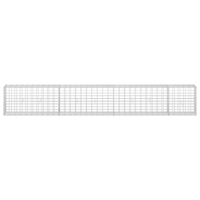 Gabion cu Sârmă de 3,5 mm și Plasă de 5x10 cm 350x30x50 cm WALTI