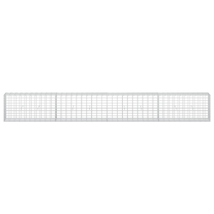 Gabion cu Sârmă de 3,5 mm și Plasă de 5x10 cm 400x30x50 cm WALTI
