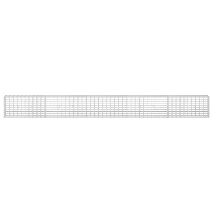 Gabion cu Sârmă de 3,5 mm și Plasă de 5x10 cm 500x30x50 cm WALTI