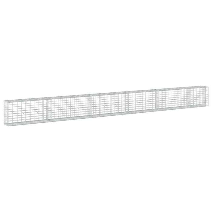 Gabion cu Sârmă de 3,5 mm și Plasă de 5x10 cm 550x30x50 cm WALTI