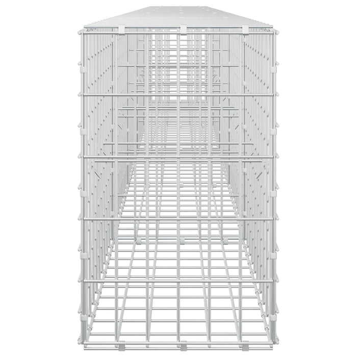 Gabion cu Sârmă de 3,5 mm și Plasă de 5x10 cm 550x30x50 cm WALTI
