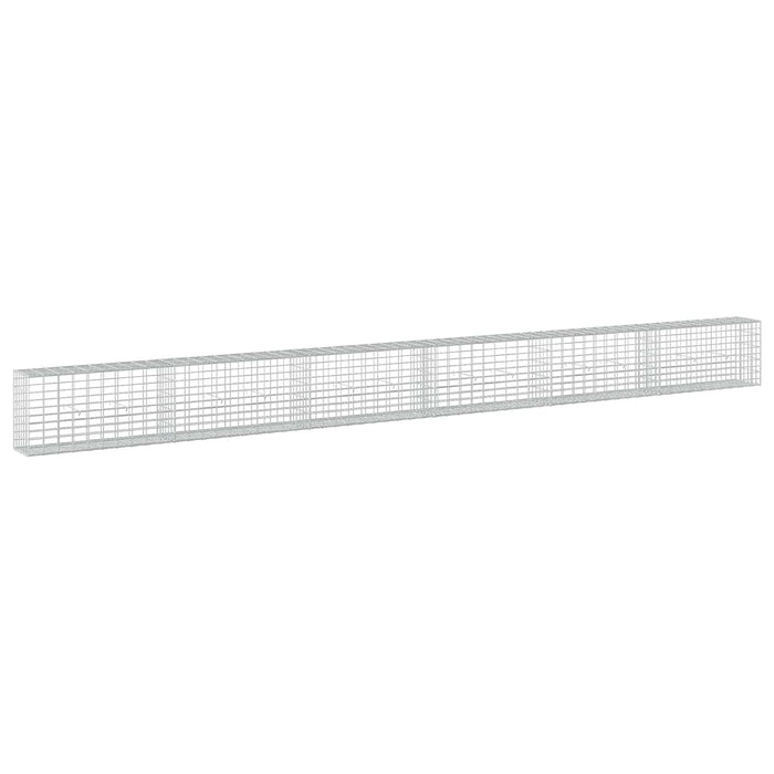 Gabion cu Sârmă de 3,5 mm și Plasă de 5x10 cm 600x30x50 cm WALTI