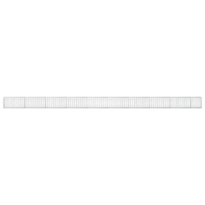 Gabion cu Sârmă de 3,5 mm și Plasă de 5x10 cm 950x30x50 cm WALTI