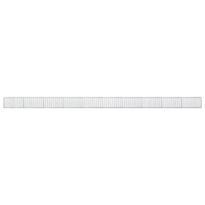 Gabion cu Sârmă de 3,5 mm și Plasă de 5x10 cm 1000x30x50 cm WALTI