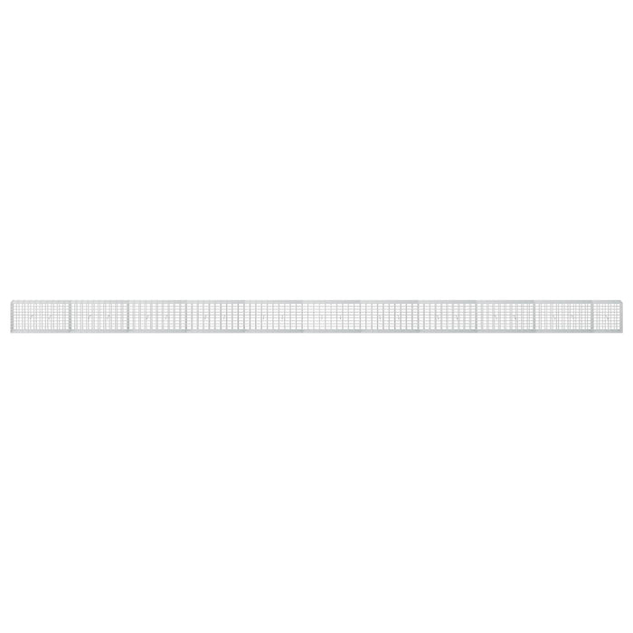 Gabion cu Sârmă de 3,5 mm și Plasă de 5x10 cm 1050x30x50 cm WALTI