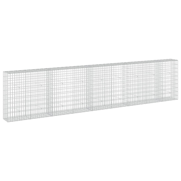 Gabion cu Sârmă de 3,5 mm și Plasă de 5x10 cm 450x30x100 cm WALTI
