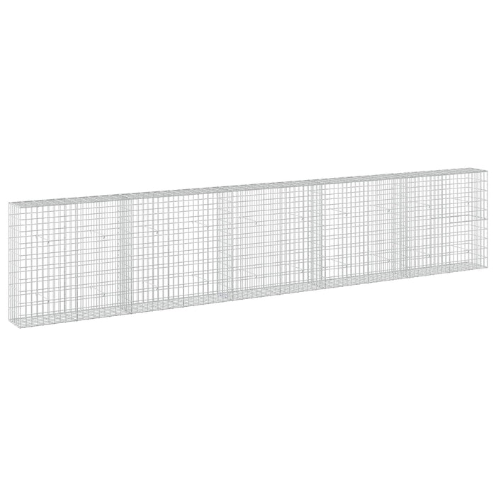 Gabion cu Sârmă de 3,5 mm și Plasă de 5x10 cm 500x30x100 cm WALTI