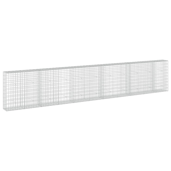 Gabion cu Sârmă de 3,5 mm și Plasă de 5x10 cm 550x30x100 cm WALTI