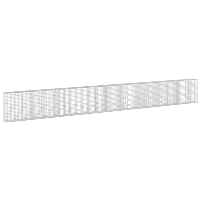 Gabion cu Sârmă de 3,5 mm și Plasă de 5x10 cm 850x30x100 cm WALTI