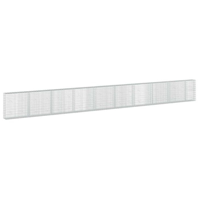 Gabion cu Sârmă de 3,5 mm și Plasă de 5x10 cm 950x30x100 cm WALTI