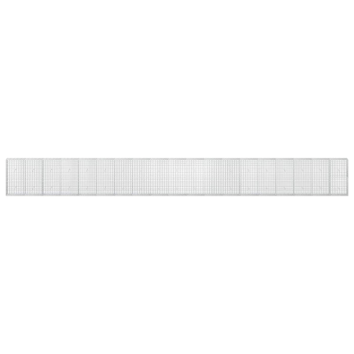 Gabion cu Sârmă de 3,5 mm și Plasă de 5x10 cm 950x30x100 cm WALTI
