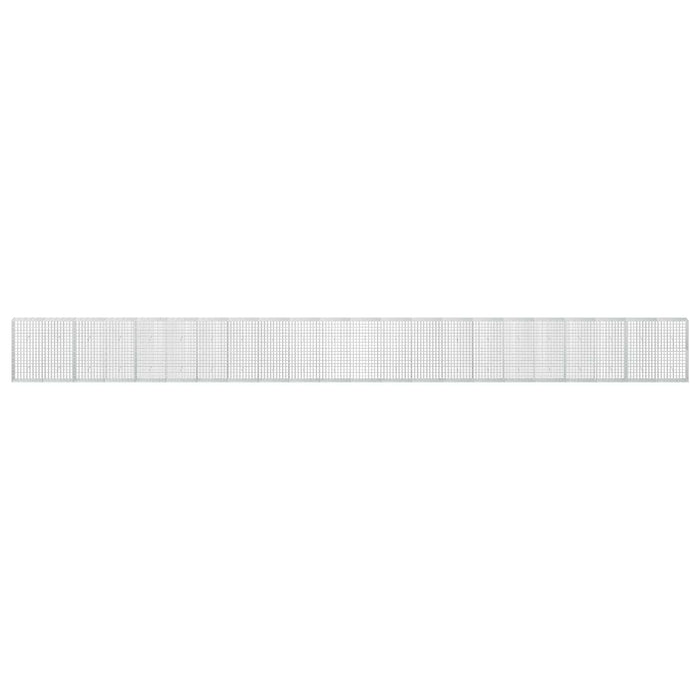 Gabion cu Sârmă de 3,5 mm și Plasă de 5x10 cm 1100x30x100 cm WALTI