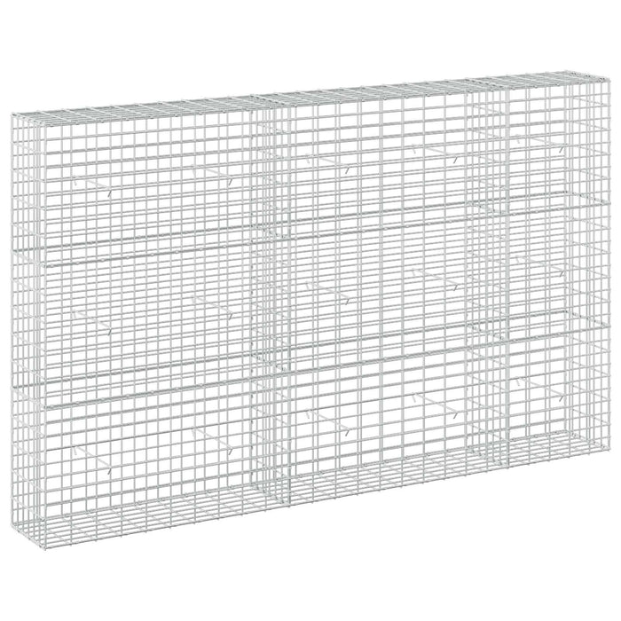 Gabion cu Sârmă de 3,5 mm și Plasă de 5x10 cm 250x30x150 cm - WALTI WALTI