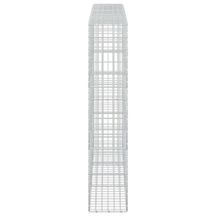 Gabion cu Sârmă de 3,5 mm și Plasă de 5x10 cm 300x30x150 cm WALTI