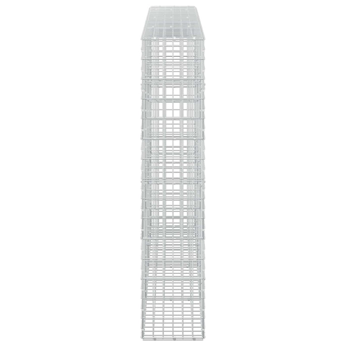 Gabion cu Sârmă de 3,5 mm și Plasă de 5x10 cm 350x30x150 cm WALTI