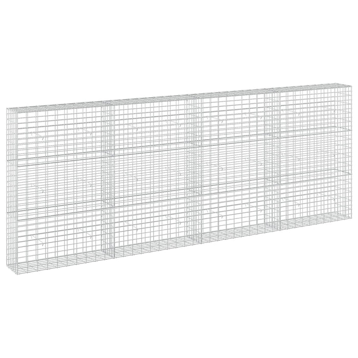 Gabion cu Sârmă de 3,5 mm și Plasă de 5x10 cm 400x30x150 cm WALTI