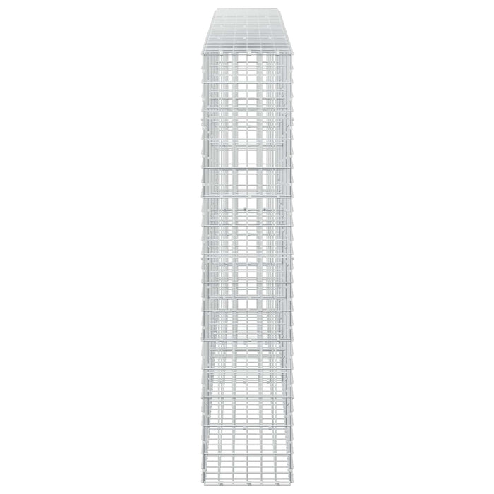 Gabion cu Sârmă de 3,5 mm și Plasă de 5x10 cm 400x30x150 cm WALTI