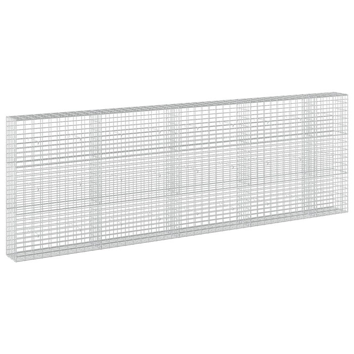 Gabion cu Sârmă de 3,5 mm și Plasă de 5x10 cm 450x30x150 cm WALTI