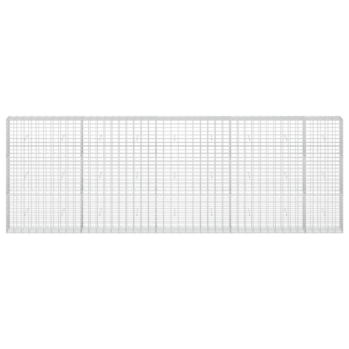 Gabion cu Sârmă de 3,5 mm și Plasă de 5x10 cm 450x30x150 cm WALTI