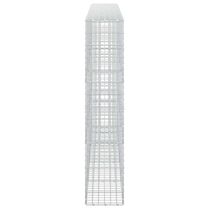 Gabion cu Sârmă de 3,5 mm și Plasă de 5x10 cm 450x30x150 cm WALTI