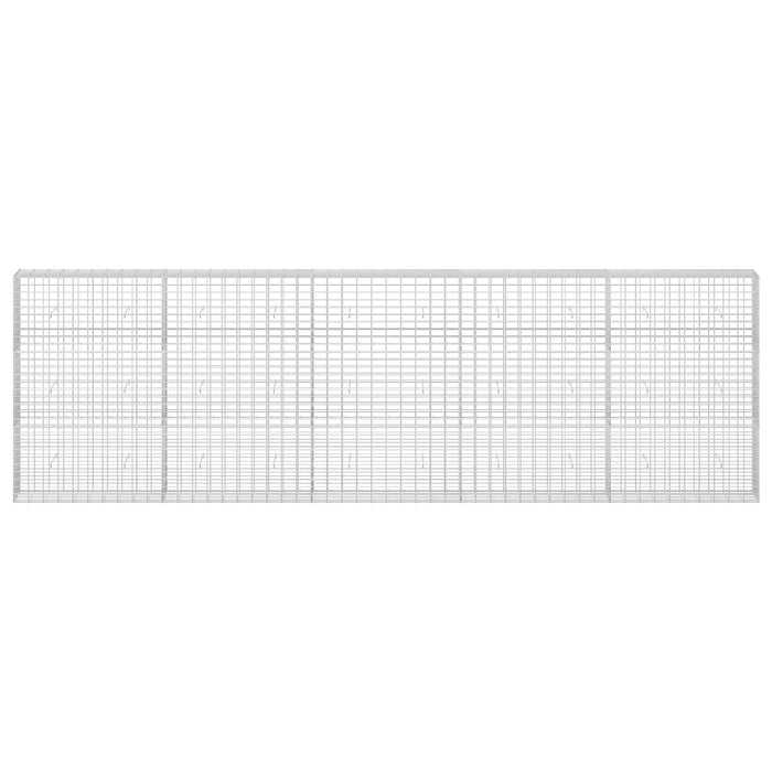 Gabion cu Sârmă de 3,5 mm și Plasă de 5x10 cm 500x30x150 cm WALTI