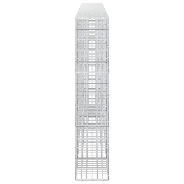 Gabion cu Sârmă de 3,5 mm și Plasă de 5x10 cm 550x30x150 cm WALTI