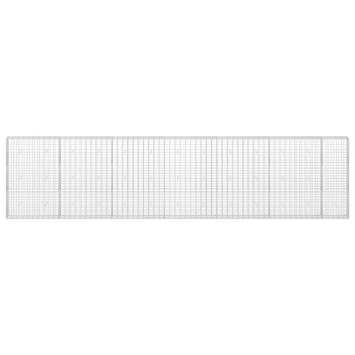 Gabion cu Sârmă de 3,5 mm și Plasă de 5x10 cm 650x30x150 cm WALTI