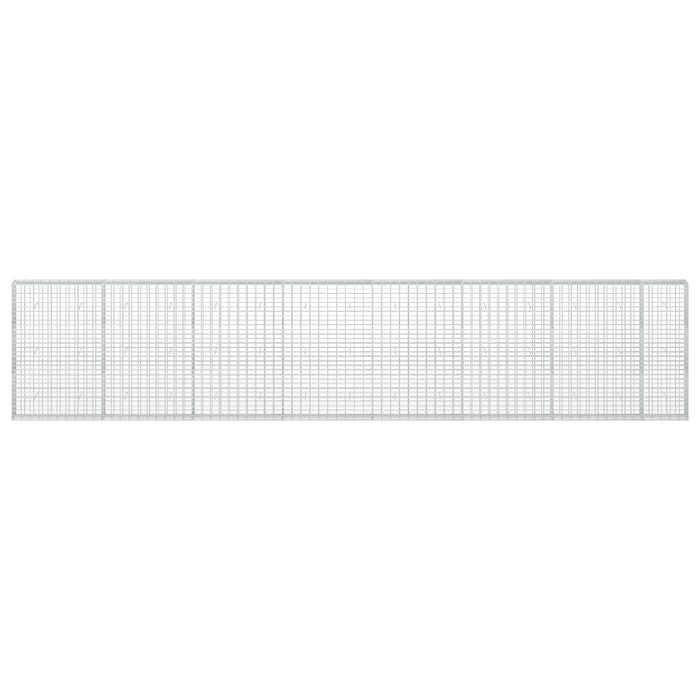 Gabion cu Sârmă de 3,5 mm și Plasă de 5x10 cm 750x30x150 cm WALTI
