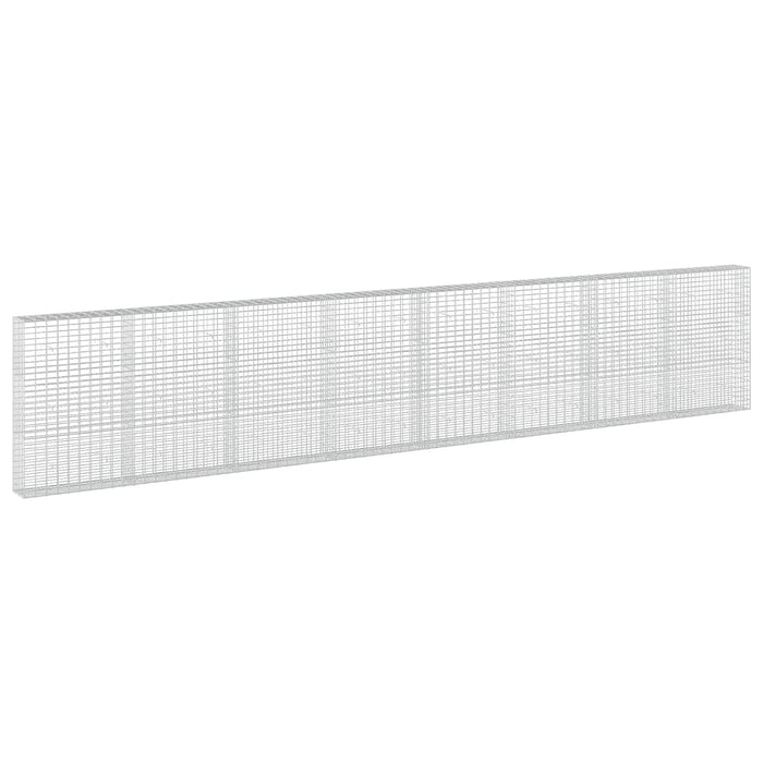 Gabion cu Sârmă de 3,5 mm și Plasă de 5x10 cm 800x30x150 cm WALTI
