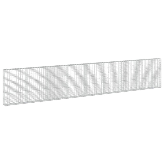 Gabion cu Sârmă de 3,5 mm și Plasă de 5x10 cm 850x30x150 cm WALTI