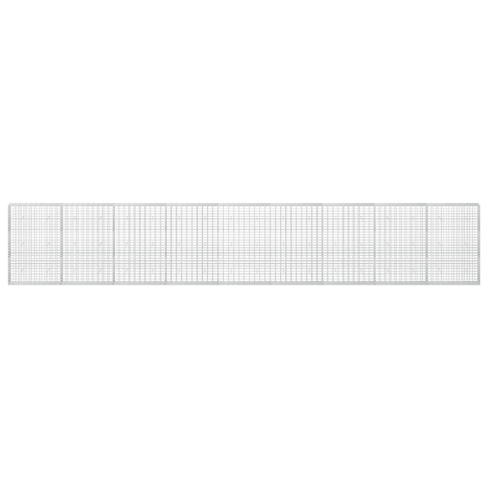 Gabion cu Sârmă de 3,5 mm și Plasă de 5x10 cm 900x30x150 cm WALTI
