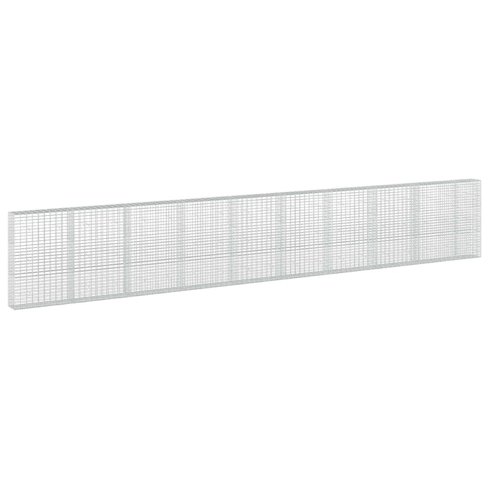 Gabion cu Sârmă de 3,5 mm și Plasă de 5x10 cm 950x30x150 cm WALTI