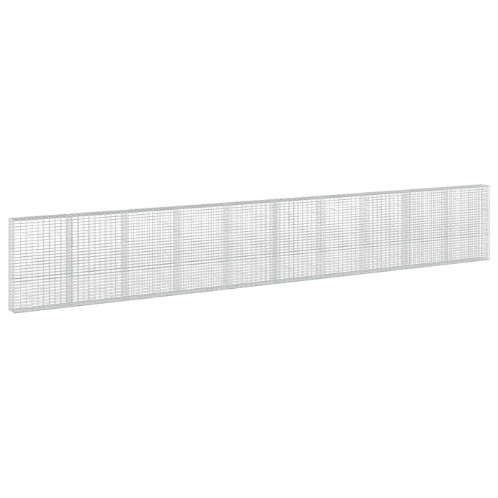Gabion cu Sârmă de 3,5 mm și Plasă de 5x10 cm 1000x30x150 cm WALTI