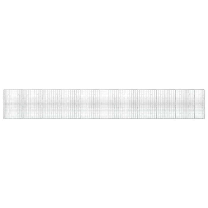 Gabion cu Sârmă de 3,5 mm și Plasă de 5x10 cm 1050x30x150 cm WALTI