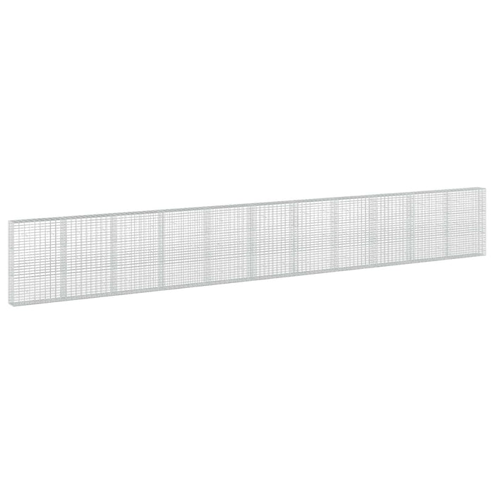 Gabion cu Sârmă de 3,5 mm și Plasă de 5x10 cm 1100x30x150 cm WALTI