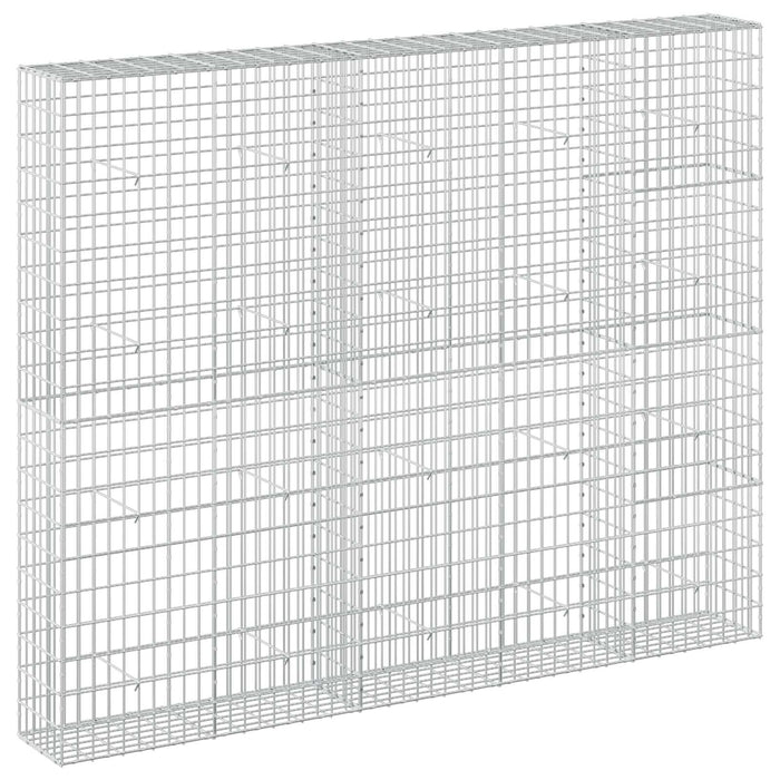 Gabion cu Sârmă de 3,5 mm și Plasă de 5x10 cm 250x30x200 cm WALTI