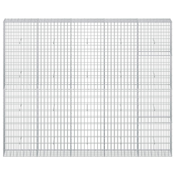 Gabion cu Sârmă de 3,5 mm și Plasă de 5x10 cm 250x30x200 cm WALTI