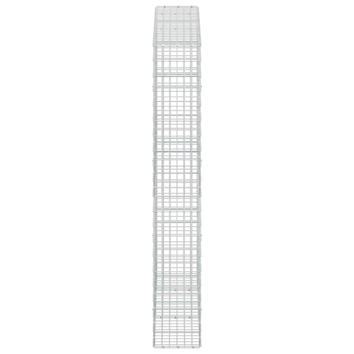 Gabion cu Sârmă de 3,5 mm și Plasă de 5x10 cm 250x30x200 cm WALTI