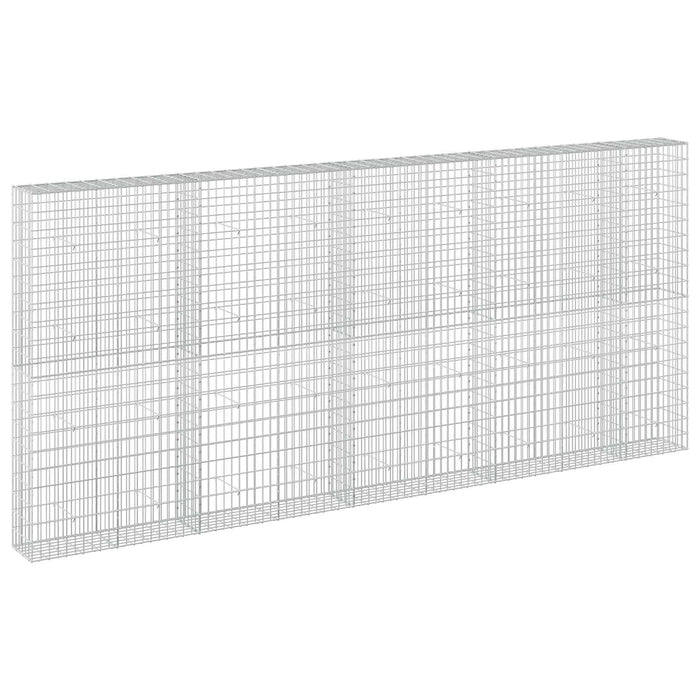Gabion cu Sârmă de 3,5 mm și Plasă de 5x10 cm 450x30x200 cm WALTI
