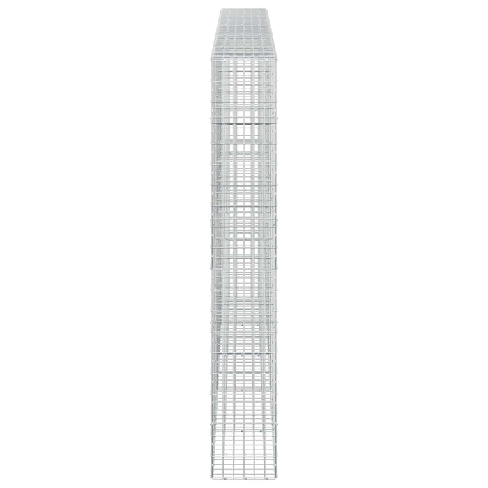 Gabion cu Sârmă de 3,5 mm și Plasă de 5x10 cm 500x30x200 cm WALTI