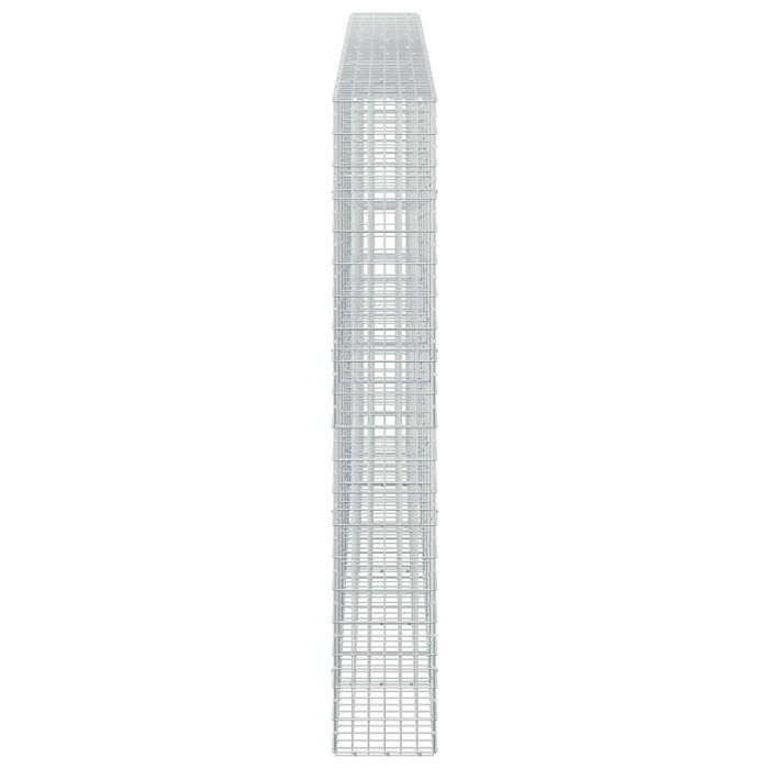 Gabion cu Sârmă de 3,5 mm și Plasă de 5x10 cm 600x30x200 cm WALTI