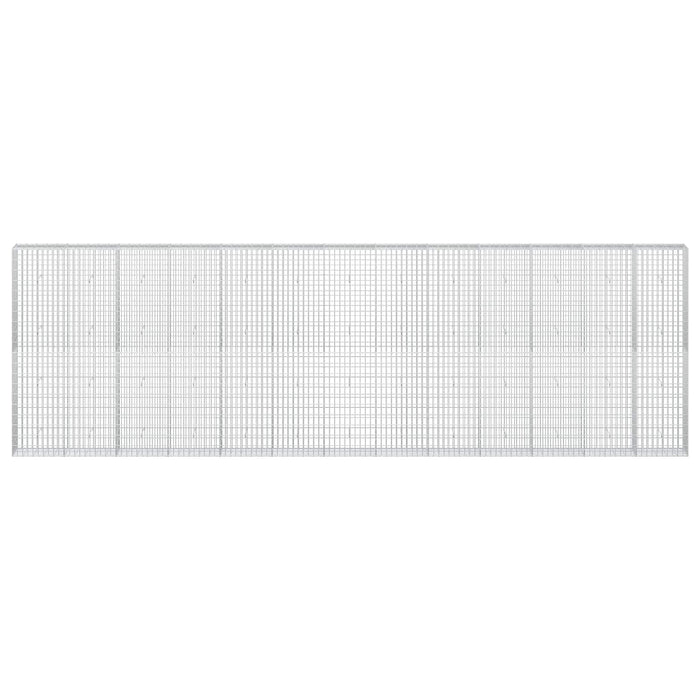 Gabion cu Sârmă de 3,5 mm și Plasă de 5x10 cm 650x30x200 cm WALTI